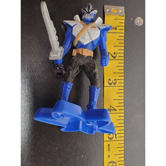 Blue Action Figure On Star-Shaped Base With Sword - Picture 9 of 9